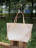 驴家 neverfull 中号 白色棋盘格 中号 粉色内里（JPH） 商品缩略图0