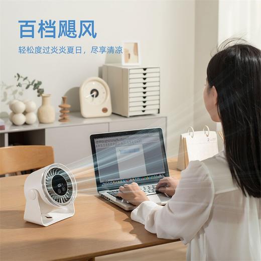 【智能风控 · 百档随心】千喻QLN QYF017智能空气循环扇 一机多用  场景自由（预售 5.13 发货） 商品图1