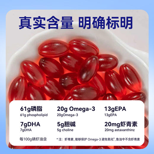 成分实验室南极深海磷虾油凝胶糖果60粒 商品图3