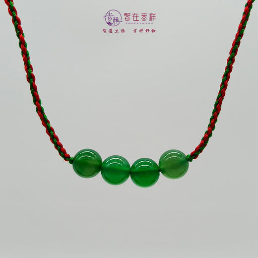 【智在吉祥】人时通关编织项链（4颗珠子、5颗珠子木能通关） 商品图5