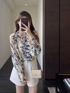 YAW2496水墨花小衫