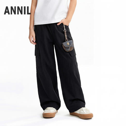 男女童梭织单裤夏季新款安奈儿童装EM626807 商品图2