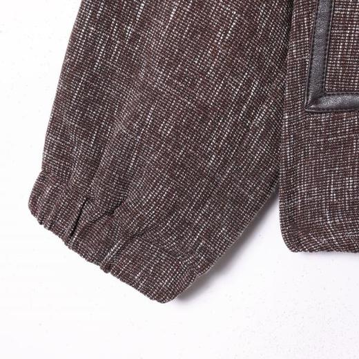 SDSA男装2026新款高贵轻奢美式肌理拼接翻领拉链夹克外套百搭时尚 商品图2