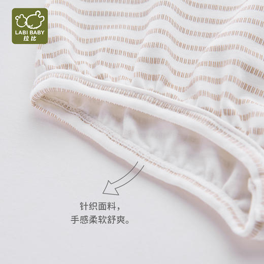 拉比童衣夏萌动小熊吊带三角连体衣j6LZBB103601 商品图1