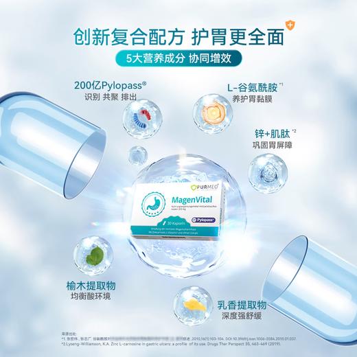 【德国Purmeo帕米奥】养胃益肠优惠组合装/养胃益生菌胶囊30粒/盒+肠道益生菌胶囊 60粒/瓶 商品图10