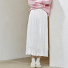 【百图lulu定制】【月光裙】白色飘逸仙气半身裙 高腰大摆皱褶A字裙 商品缩略图4