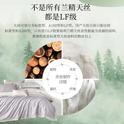 臻品100支天丝轻奢印花四件套(山月映像) 商品图1