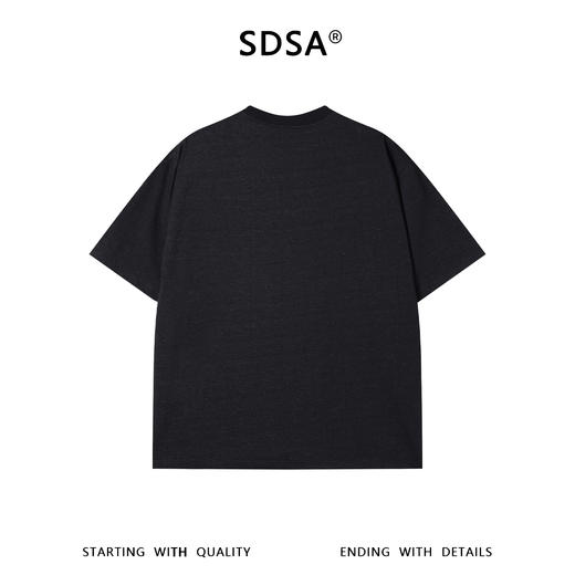 SDSA男装2026新款高贵轻奢老钱风拼接双层领短袖T恤百搭宽松上衣 商品图1