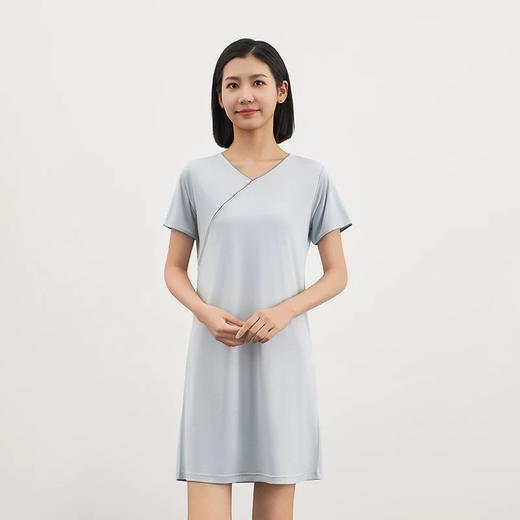 Mylyis 冰丝棉中式珍珠纽扣家居裙 家居服1569 柔软亲肤，清凉透气，宽松版型，可自由舒展 商品图1