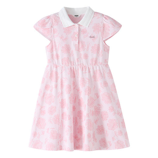 【实体店同款】女童短袖连衣裙夏季新款安奈儿童装AG623151 商品图5