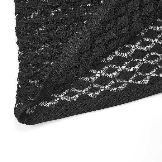 ROMI STUDIO伊力特混纺立体菱格肌理花型挑孔吊带背心 RWDSST2921 商品图4