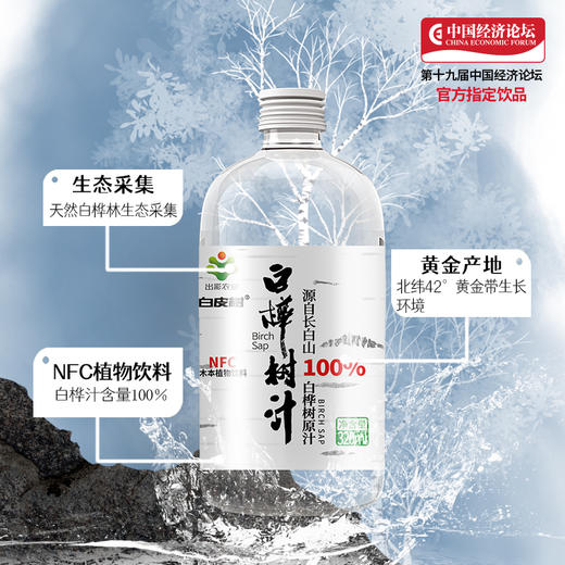 *长白山100%白桦树汁原液 （320ml*8瓶/箱）JL 商品图1