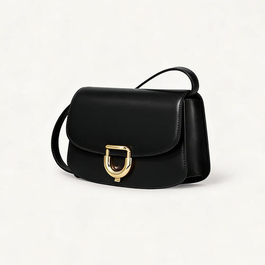 824101060160 迪桑娜DISSONA 【筑语】牛皮单肩斜挎包豆腐包腋下简约通勤方包【22*6.5*13.4cm	】 商品图2