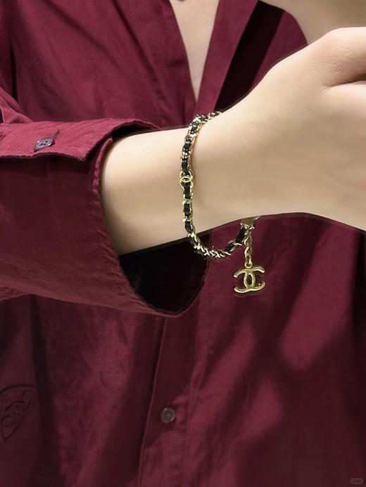 香奈儿   26p 小羊皮 穿皮链系列 项链 手链 耳钉 商品图1