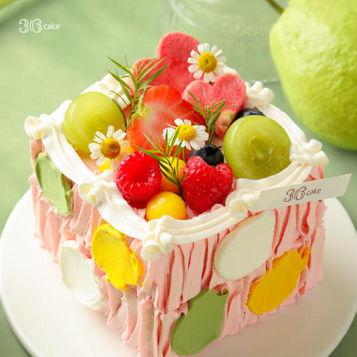 花果春序-芭乐抹茶可丽卷蛋糕，可选5,6,8英寸 | 36CAKE 商品图3