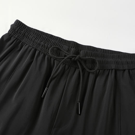 gxgjeans男装【凉感速干】26夏款男士休闲长裤松紧腰纯色舒适百搭束脚裤男K&C 商品图2