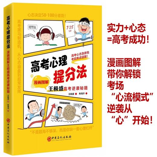 高考心理提分法:漫画图解王极盛高考逆袭秘籍 商品图0