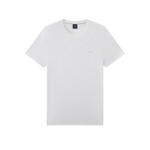 【棉混纺】德鲨短袖圆领上衣T恤男2026夏新款百搭上衣弹力打底衫 商品图3