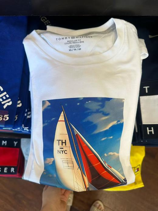 599元/2件 Tommy 新款 男士圆领短袖T恤衫，新版亲肤材质超级舒服 美国代购，无中文标签，介意慎拍 商品图4