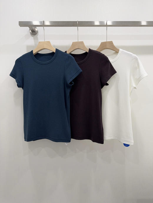 41-6 极限特惠48H 本月主推 5K+同源面料 TR极简纯色 基础款 女士圆领短袖T恤 商品图5