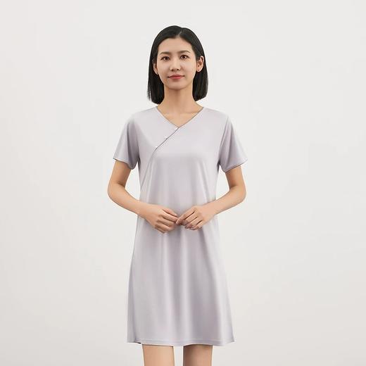 Mylyis 冰丝棉中式珍珠纽扣家居裙 家居服1569 柔软亲肤，清凉透气，宽松版型，可自由舒展 商品图2