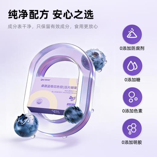 憩尔目 桑葚蓝莓花色苷压片 富含花青素含花色苷50mg/片 每次1-3粒 商品图3