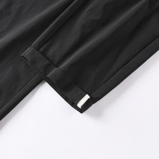 gxgjeans男装男士休闲裤26春款纯色抽绳系带通勤裤垂顺透气舒适百搭男长裤K&C 商品图4