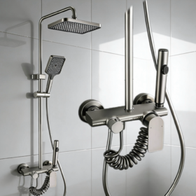 6081-1佐菲四档花洒-枪灰