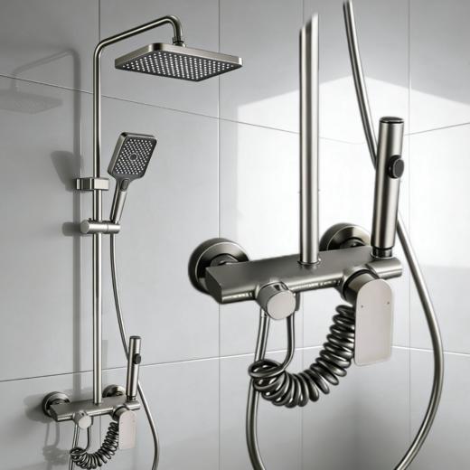 6081-1佐菲四档花洒-枪灰 商品图0