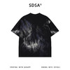 SDSA男装2026新款高贵轻奢美式高街扎染印花宽松短袖T恤百搭时尚 商品缩略图1