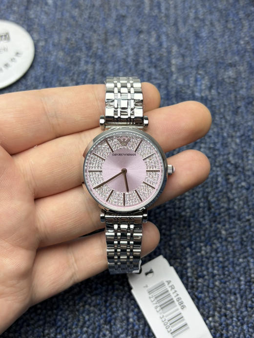 原单阿玛尼AR11686 粉色满天星 女士腕表
机芯：原装进口石英机芯 商品图1