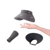 夏季防紫外线大帽檐黑胶空顶防晒帽女全脸遮阳帽子新款太阳帽 商品缩略图3