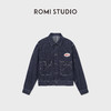 ROMI STUDIO“赤耳牛仔”精梳棉原纱染色工装廓形外套 RWCAW86695 商品缩略图1