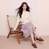奢姿大码女装2026夏季减龄格纹半身裙胖妹妹松紧腰时尚百搭裙子9962460102 商品缩略图2