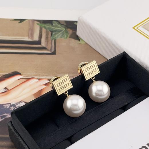 缪缪 金块吊珠耳钉（XTY） 商品图2