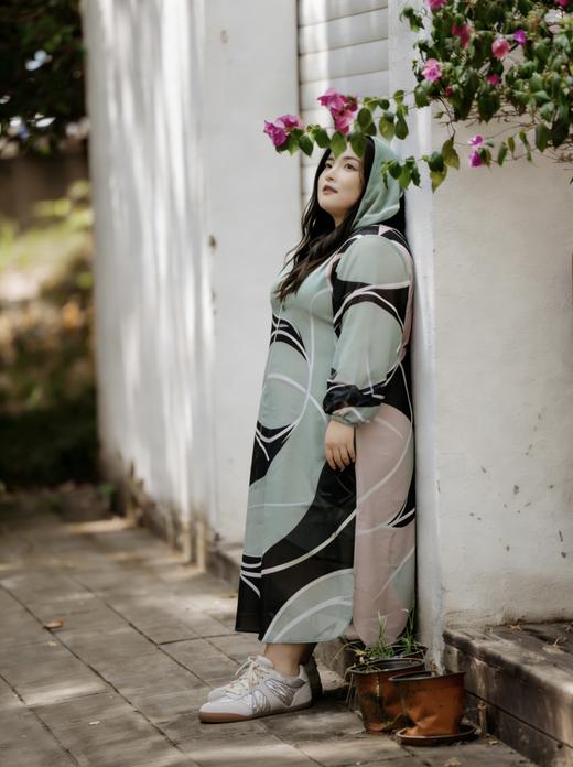 【群内福利】【防晒连衣裙】连帽长袖款，轻盈飘逸，夏季也能有时髦防晒穿搭 商品图2