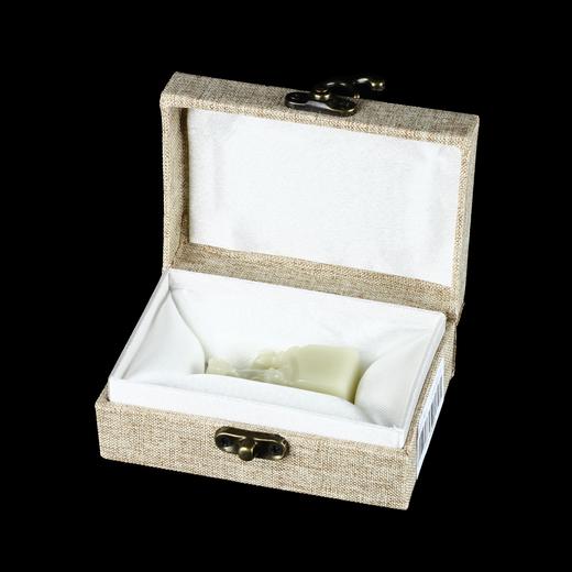 孤品18034寿山石芙蓉石古兽方章姓名章收藏章1.8*1.8*4.6cm 商品图5