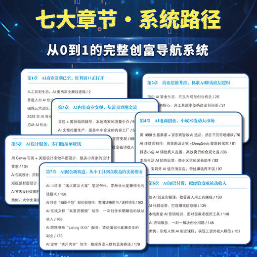 AI掘金白手起家创富实操手册普通人玩转AI赚钱工具 商品图1