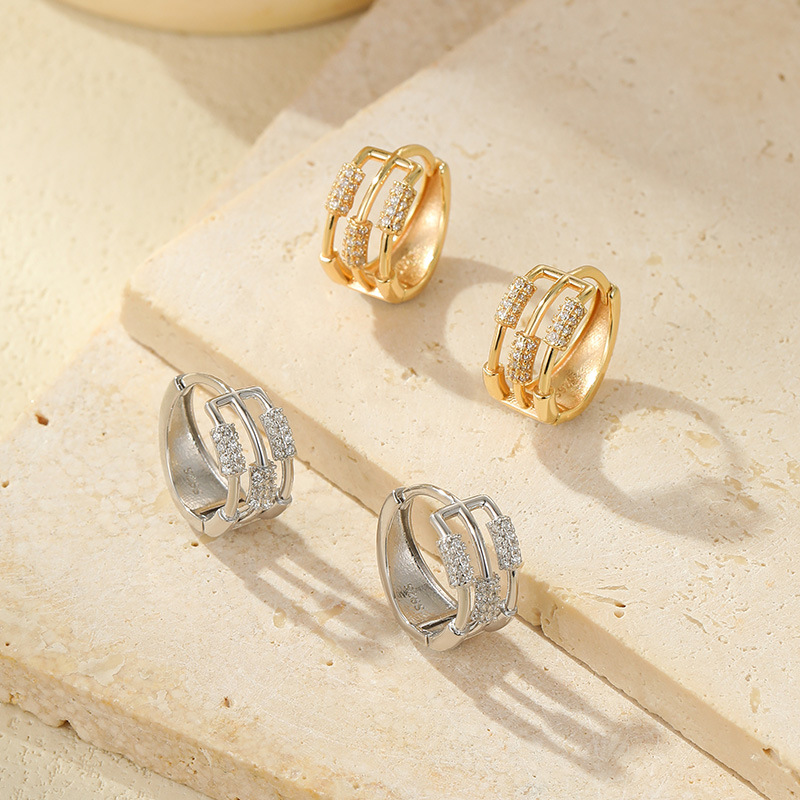 【弥光】S925纯银镀14K金耳饰【RSX-ES3758】