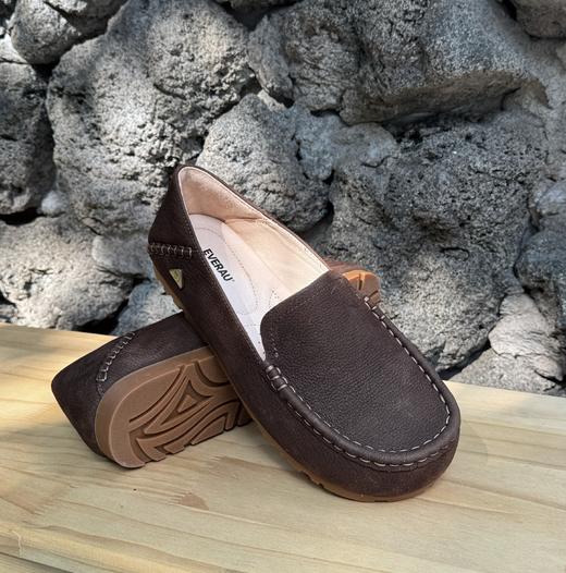 【澳洲品牌】EVERAU春夏女鞋真皮豆豆鞋女韩版一脚蹬平底乐福鞋休闲单鞋EA7101 商品图3