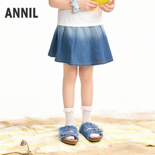 【实体店同款】女童牛仔半裙夏季新款安奈儿童装AG623184 商品图2