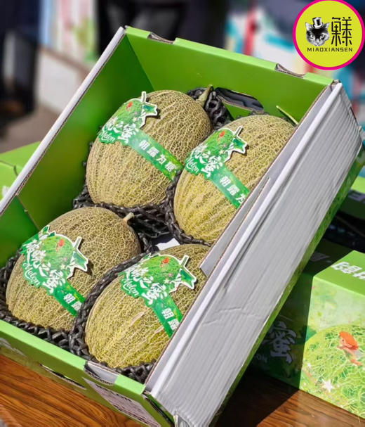 【即时达】新品🆕青帝蜜瓜（脆甜花香）绿肉蜜瓜 商品图4