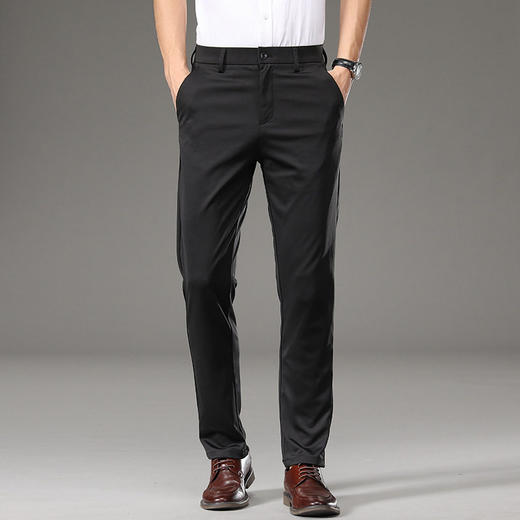 【DYG】大依优型大码男装春夏四面弹商务休闲西裤轻奢西装休闲长裤 商品图2