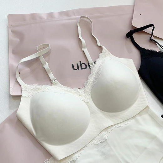 敲舒服 无尺码舒适无痕蕾丝背心款内衣套装！ 商品图12