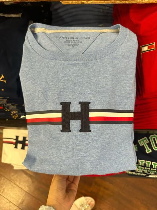599元/2件 Tommy 新款 男士圆领短袖T恤衫，新版亲肤材质超级舒服 美国代购，无中文标签，介意慎拍 商品图8