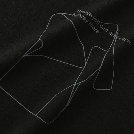 GXG男装【凉感透气】26夏季创意抽象口袋潮流休闲圆领男式短袖T恤K&C 商品图3