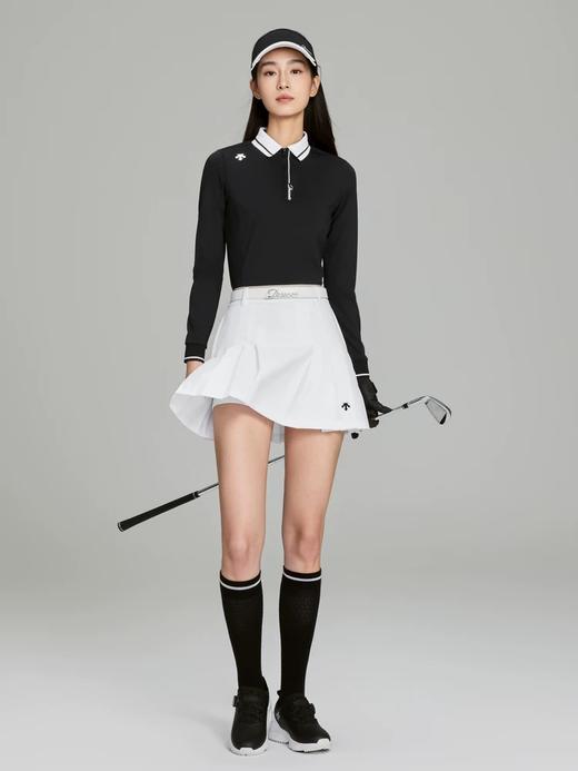 点此购买 迪桑特高尔夫女士PRO撞色修身长袖POLO衫 ly 343983 商品图5