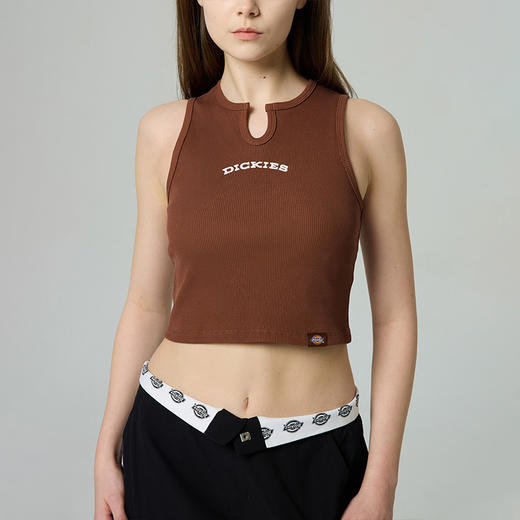 Dickies女装美式复古运动休闲字母印花背心女夏无袖上衣女DK0A8 商品图9