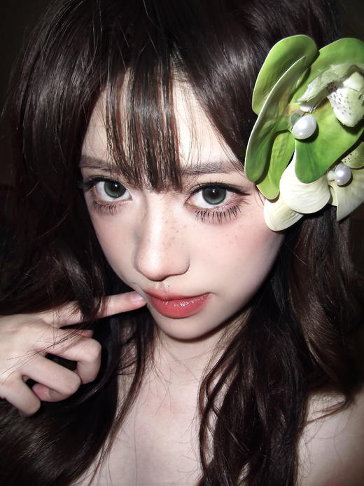 【本店实拍-中直径日抛六片装】HANCON-日抛中直径美瞳-湿润苔藓/橄榄马天尼/-直径14.2mm【日抛 0-800度 无525/575】 商品图3