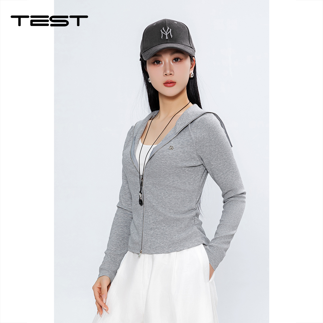 春上新修身显瘦百搭休闲舒适柔软卫衣1261053